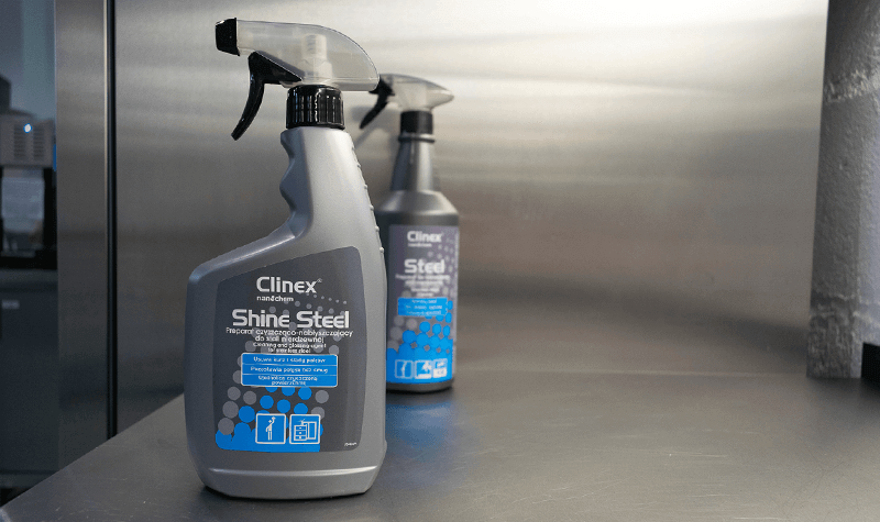 Preparaty Clinex do czyszczenia powierzchni ze stali