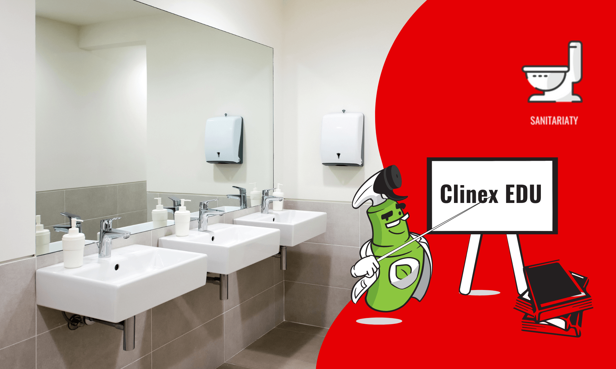 Clinex EDU – Czyszczenie łazienki i toalety (Kompendium wiedzy)