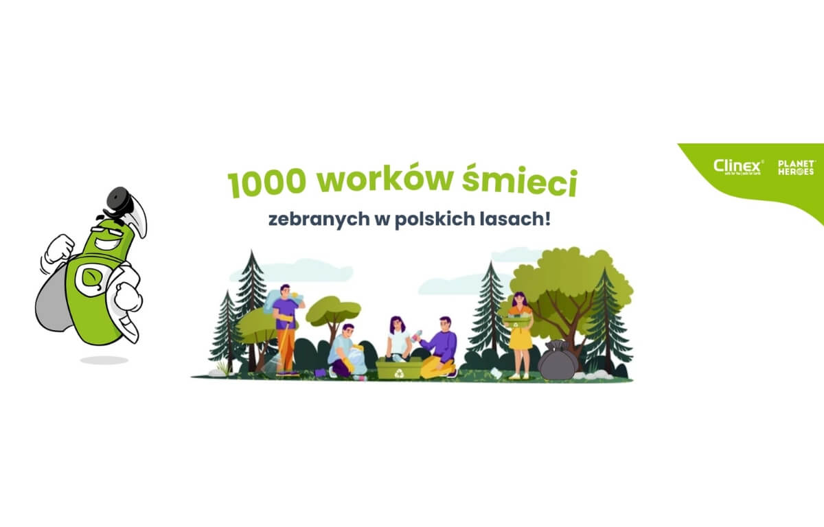 Clinex sprząta Polskę - baner