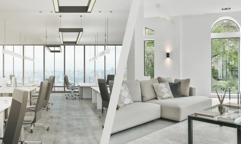 
Commercial space cleaning vs. home appliances – main differences.					